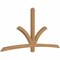 Ekena Millwork Davenport Timber Gable Bracket, Western Red Cedar, 96"W x 48"H x 3 1/2"D x 3 1/2"F, 12/12 Pitch GBW096X48X0404DAV00SWR - alternate 4